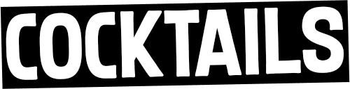 Block text - COCKTAILS